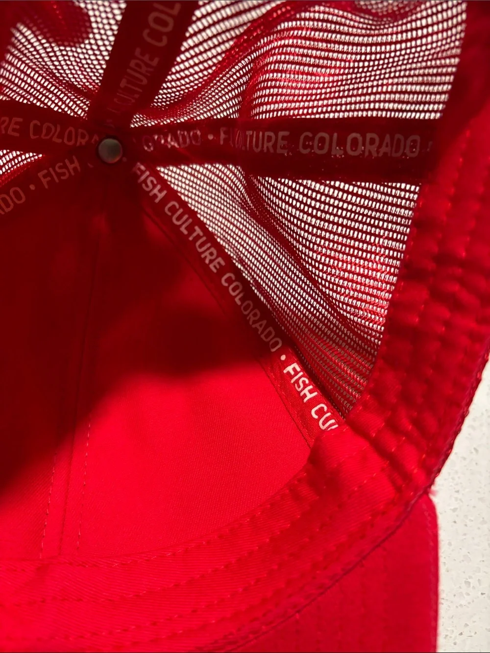 Red 'Pray for Public Land' Trucker Hat